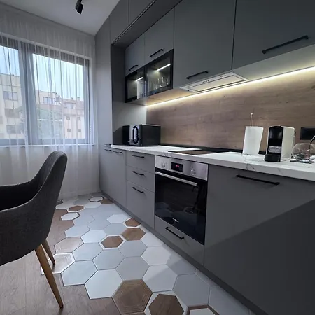 Free Private Garage Stylish Near Center Apartment *